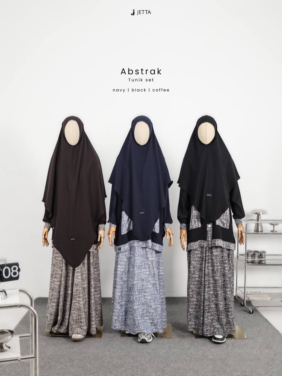 Tunik + Rok + Khimar